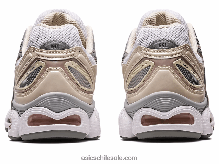 mujer Asics gel-nimbus 9 R8N4462302 blanco/avena