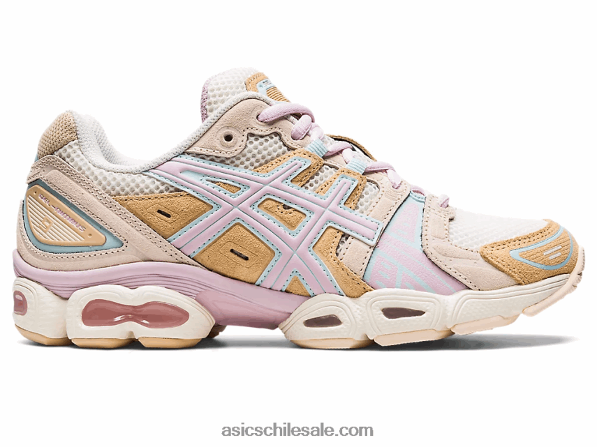mujer Asics gel-nimbus 9 R8N4462699 crema/rosa apenas