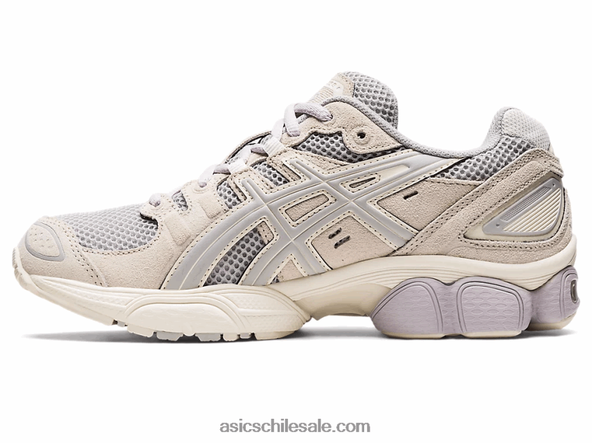 mujer Asics gel-nimbus 9 R8N4462704 gris ostra/abedul