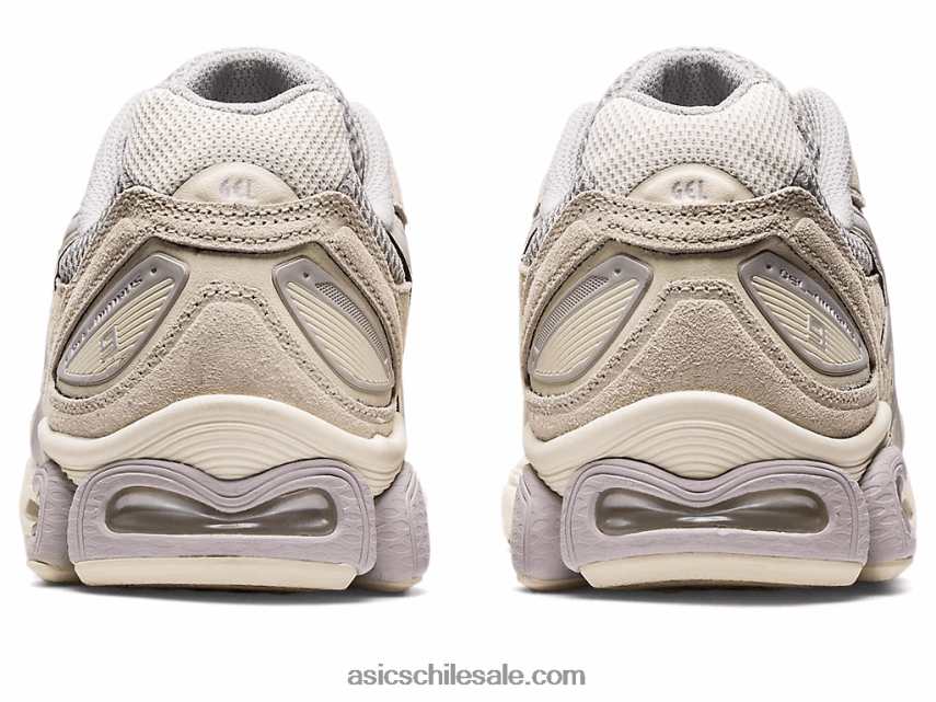 mujer Asics gel-nimbus 9 R8N4462704 gris ostra/abedul