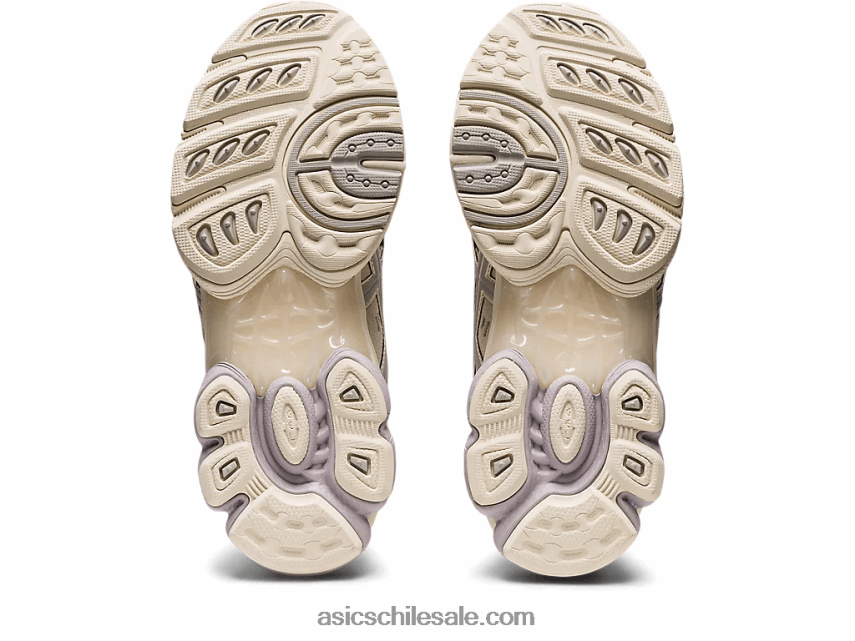 mujer Asics gel-nimbus 9 R8N4462704 gris ostra/abedul