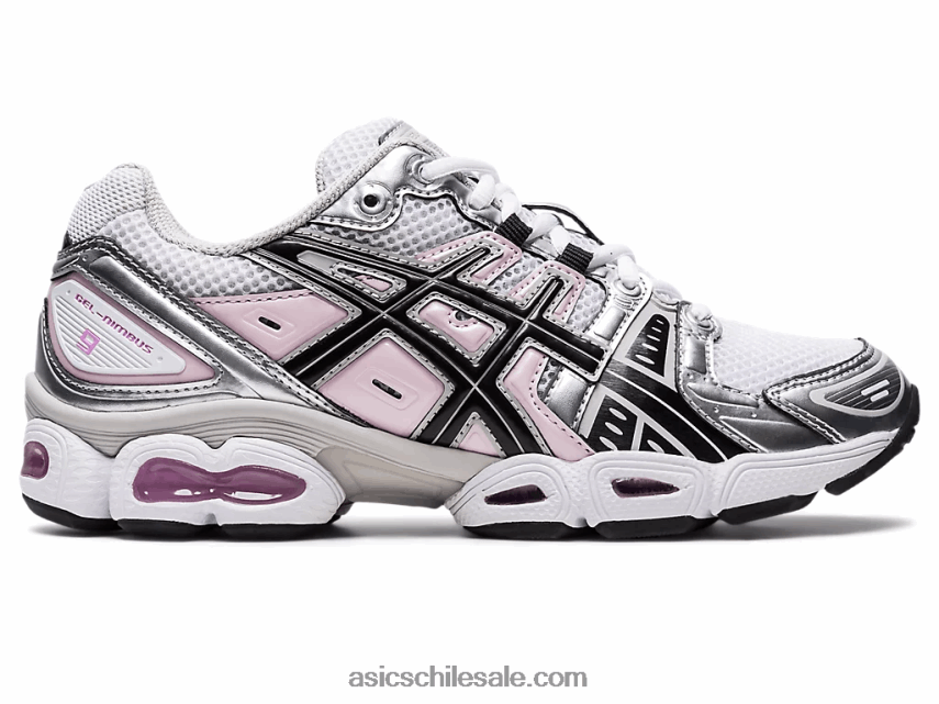 mujer Asics gel-nimbus 9 R8N4462931 blanco negro