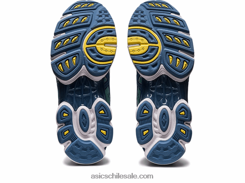 mujer Asics gel-nimbus 9 R8N446551 hilo blanco/gris