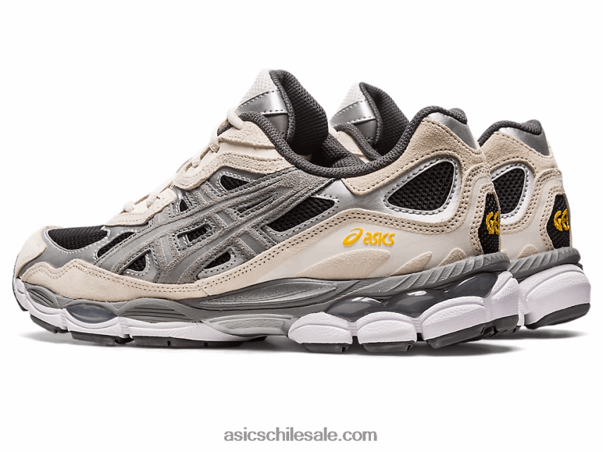 mujer Asics gel-nyc R8N446144 negro/gris arcilla