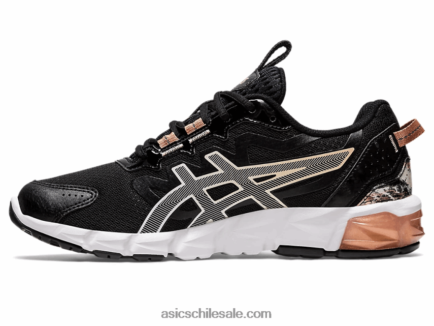 mujer Asics gel-quantum 90 R8N4462854 negro/oro rosa