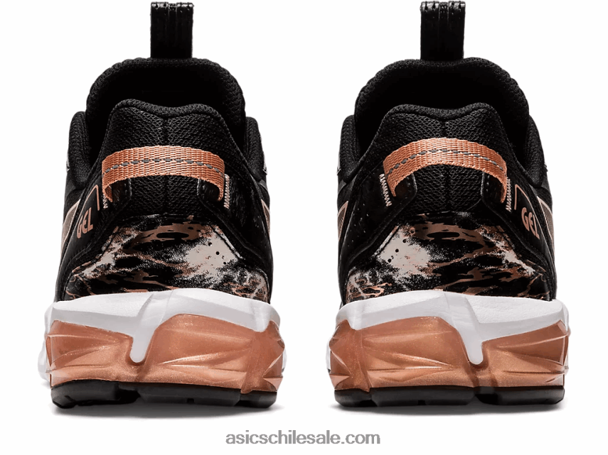 mujer Asics gel-quantum 90 R8N4462854 negro/oro rosa