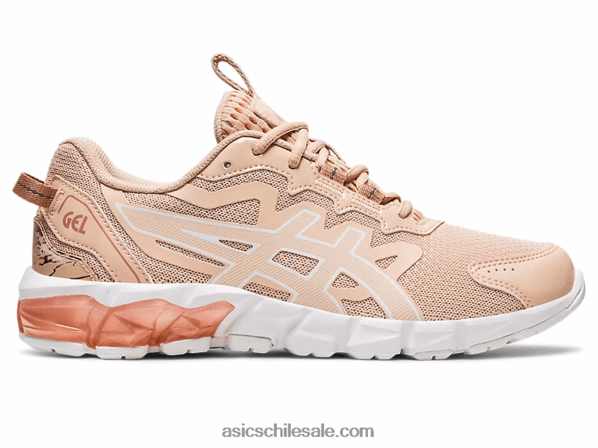 mujer Asics gel-quantum 90 R8N4462929 bisque/oro rosa