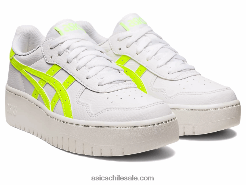 mujer Asics japón s pf R8N4462221 blanco/amarillo de seguridad