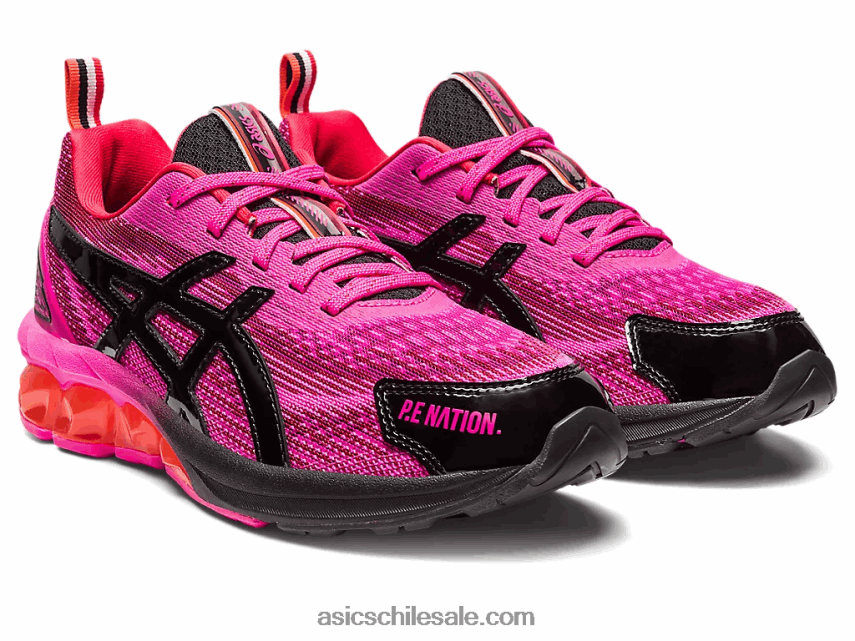 mujer Asics p.e nación x gel-quantum 180 vii R8N4462382 rosa brillante/negro