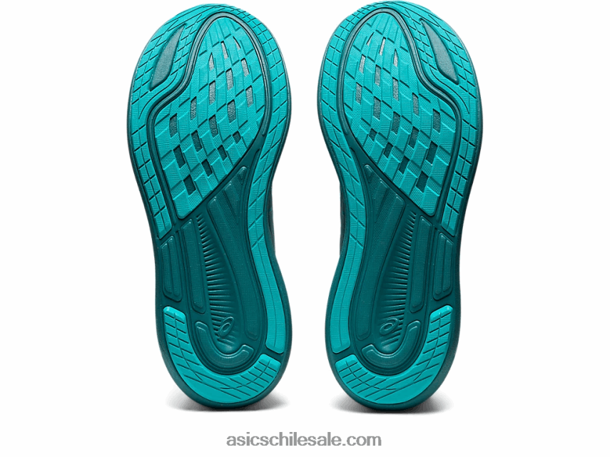 mujer Asics paseo a pie ff R8N4462656 azul humo/vidrio mar