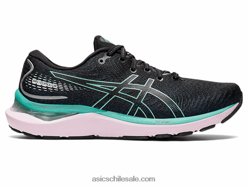 mujer Asics cúmulo de gel 24 R8N4463237 negro/salvia