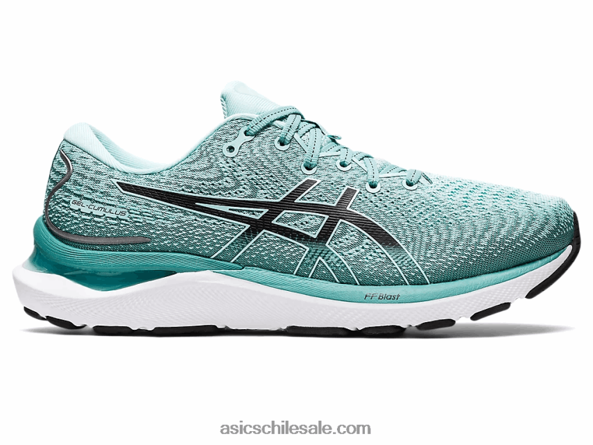 mujer Asics cúmulo de gel 24 R8N4463240 verde oasis/negro