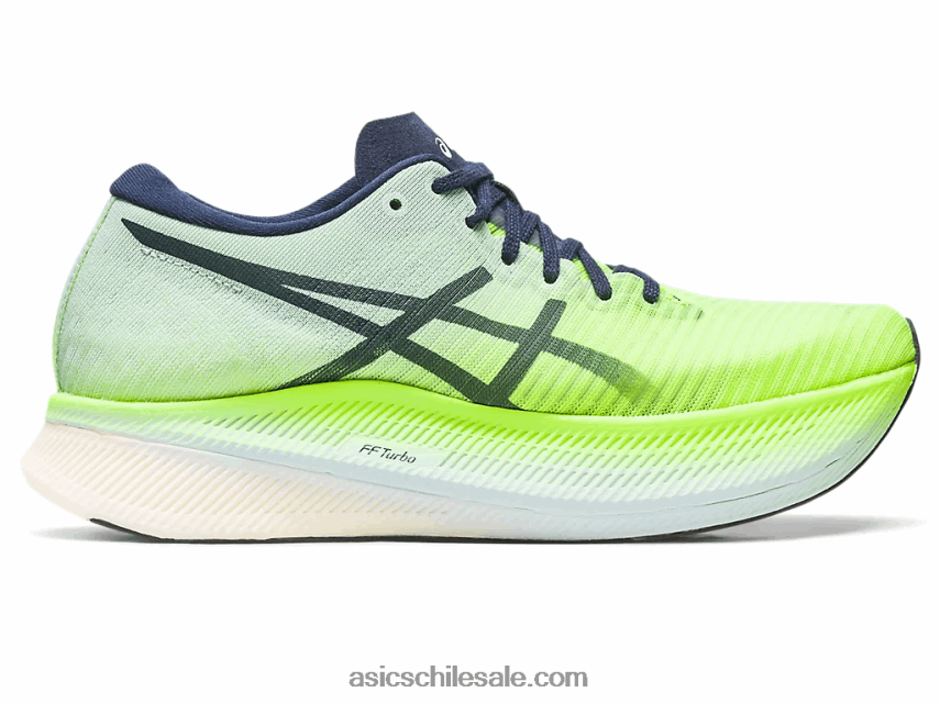 mujer Asics cielo de metavelocidad R8N4462147 peligro verde/cielo