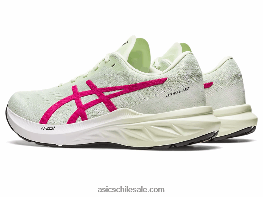 mujer Asics dinablasto 3 R8N4462293 susurro verde/rosa rave