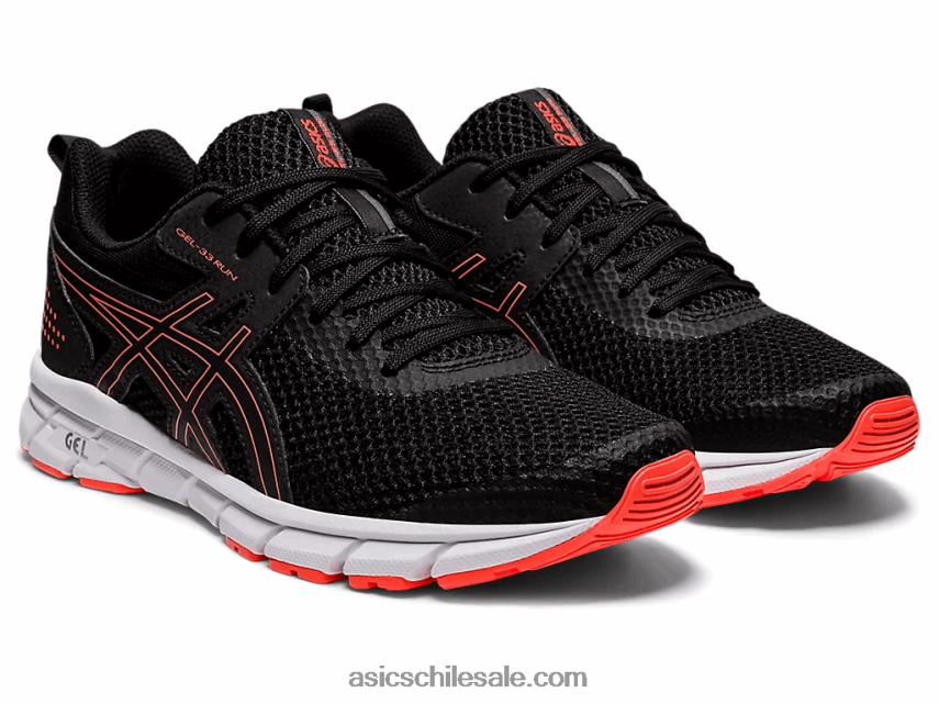 mujer Asics gel-33 R8N4463911 negro/coral relámpago