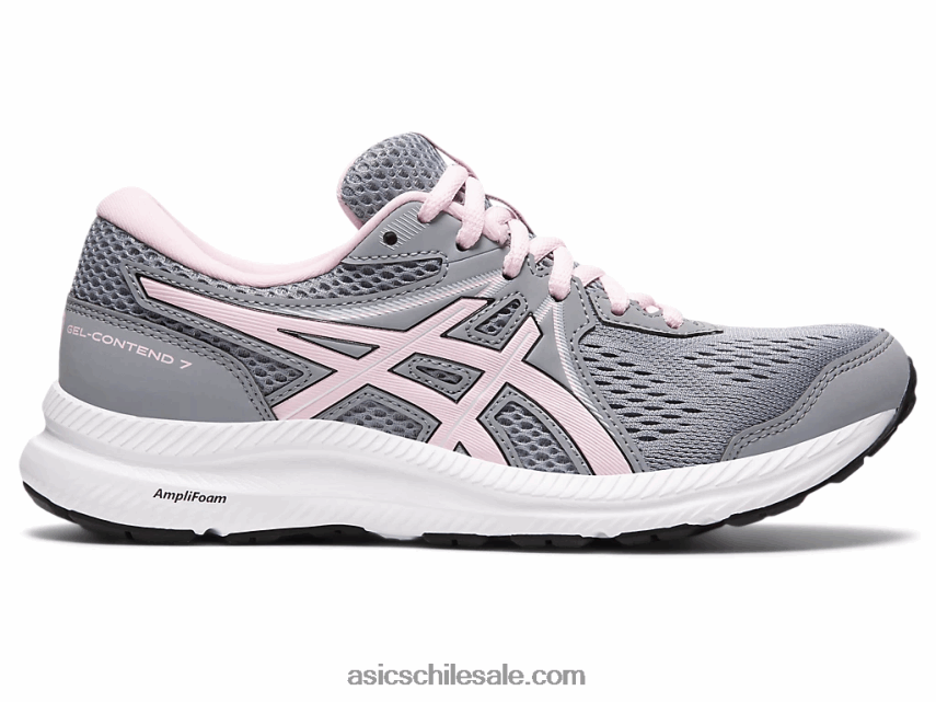 mujer Asics gel-contender 7 de ancho R8N4464016 yeso/sal rosa