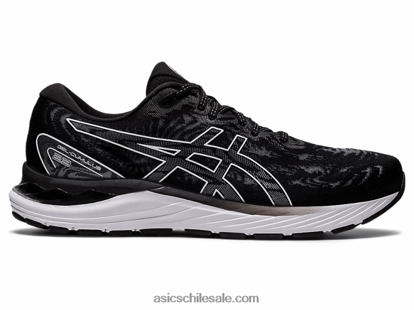 mujer Asics gel-cumulus 23 de ancho R8N4463930 blanco negro