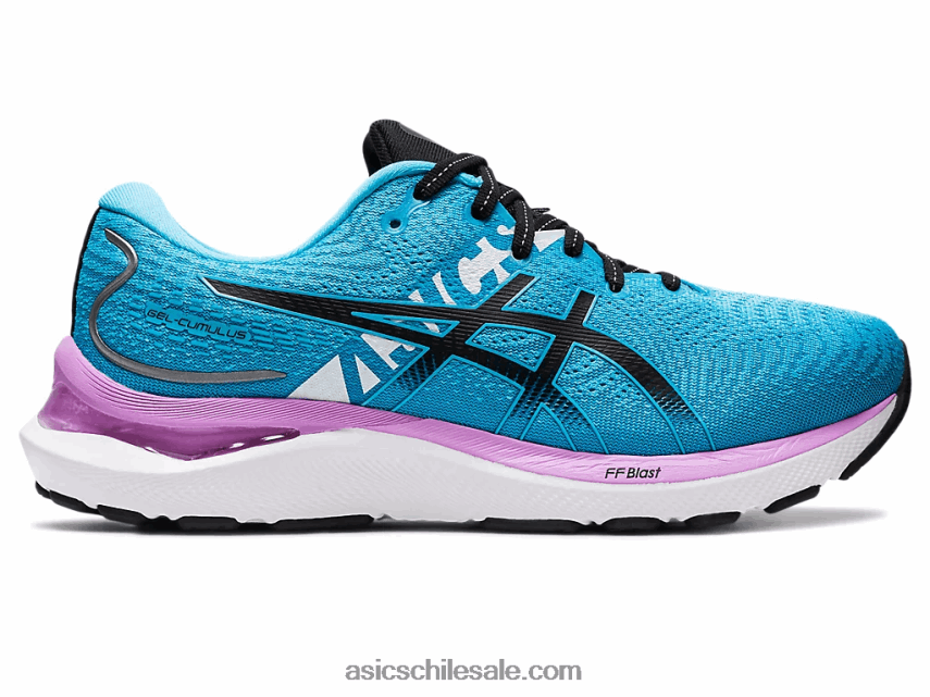mujer Asics gel-cumulus 24 ekiden R8N4462733 acuario/negro