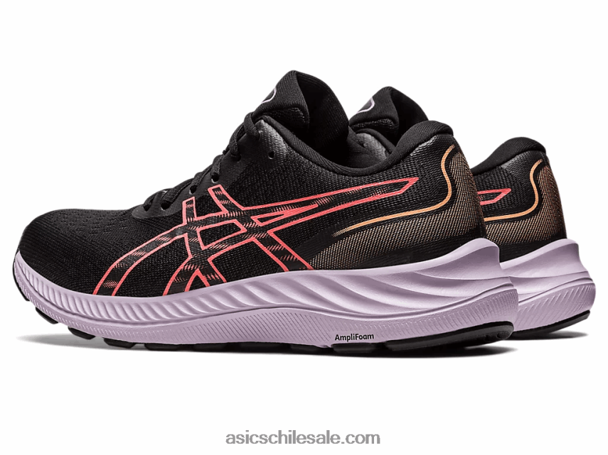 mujer Asics gel-excite 9 R8N4462458 negro/papaya