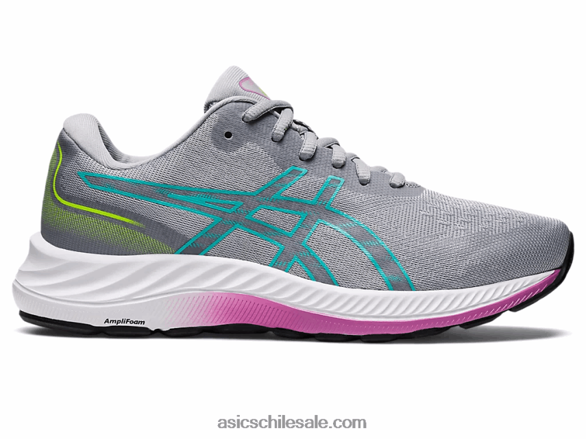 mujer Asics gel-excite 9 de ancho R8N4462867 gris piedmont/vidrio mar