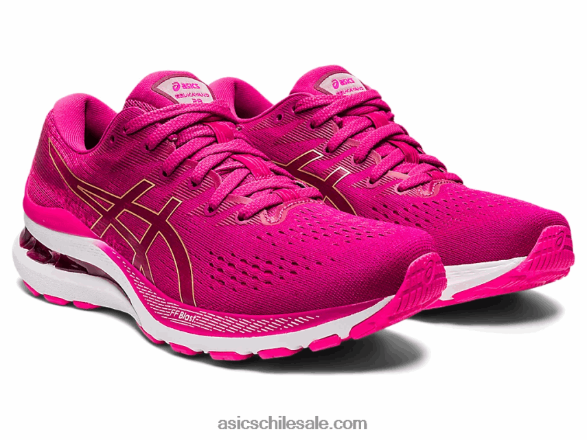 mujer Asics gel-kayano 28 R8N4463356 rojo fucsia/rosa glo