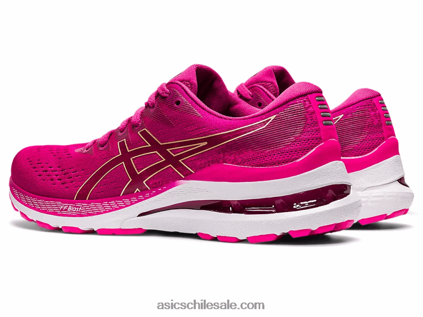 mujer Asics gel-kayano 28 R8N4463356 rojo fucsia/rosa glo