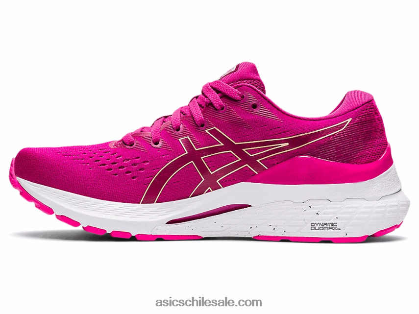 mujer Asics gel-kayano 28 R8N4463356 rojo fucsia/rosa glo