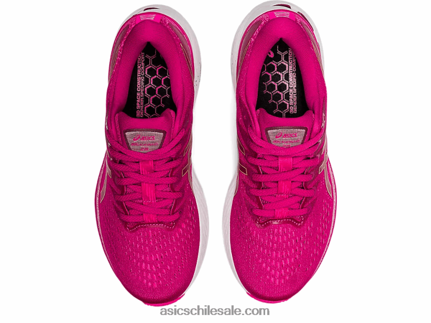 mujer Asics gel-kayano 28 R8N4463356 rojo fucsia/rosa glo