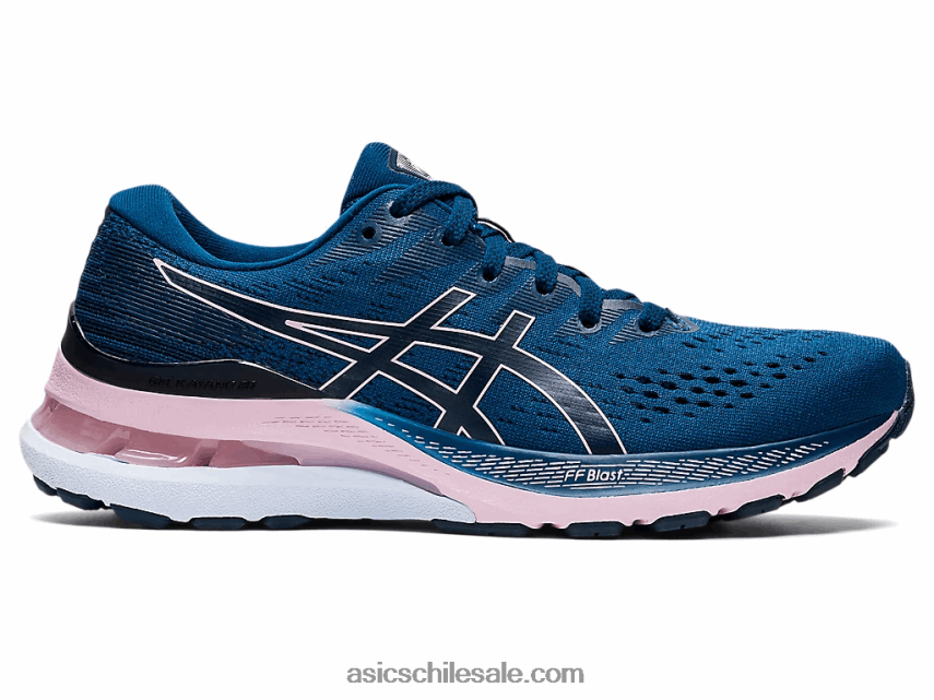 mujer Asics gel-kayano 28 R8N4463537 azul mako/rosa apenas