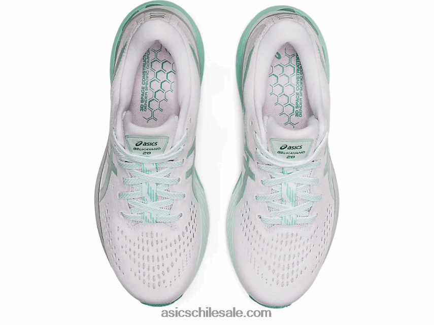 mujer Asics gel-kayano 28 R8N4463538 blanco/verde oasis