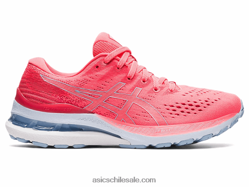 mujer Asics gel-kayano 28 R8N4463918 coral ardiente/niebla