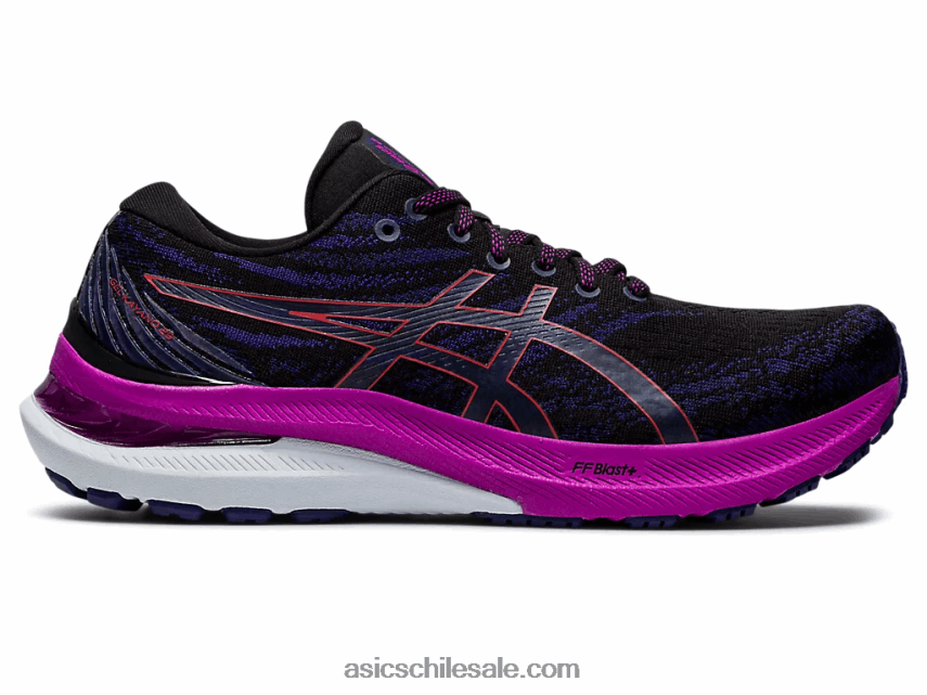 mujer Asics gel-kayano 29 ancho R8N4463134 alerta negra/roja