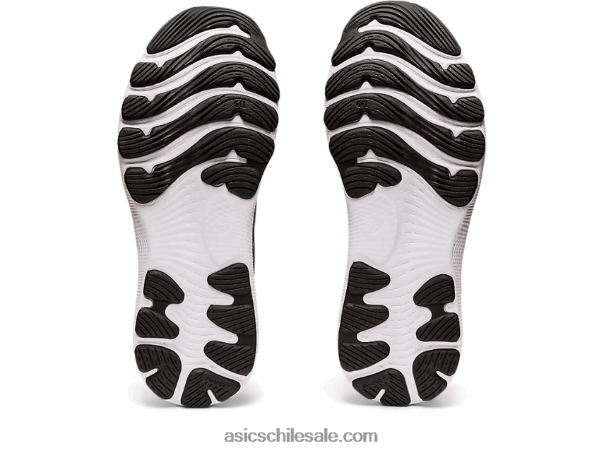 mujer Asics gel-nimbus 24 de ancho R8N4463426 negro/plata pura