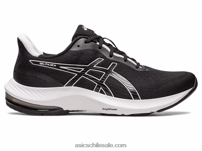 mujer Asics gel-pulse 14 de ancho R8N4462466 blanco negro