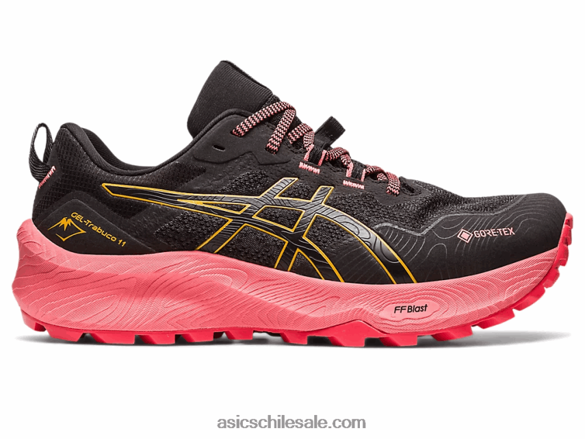 mujer Asics gel-trabuco 11 gtx R8N4462185 negro/tormenta de arena
