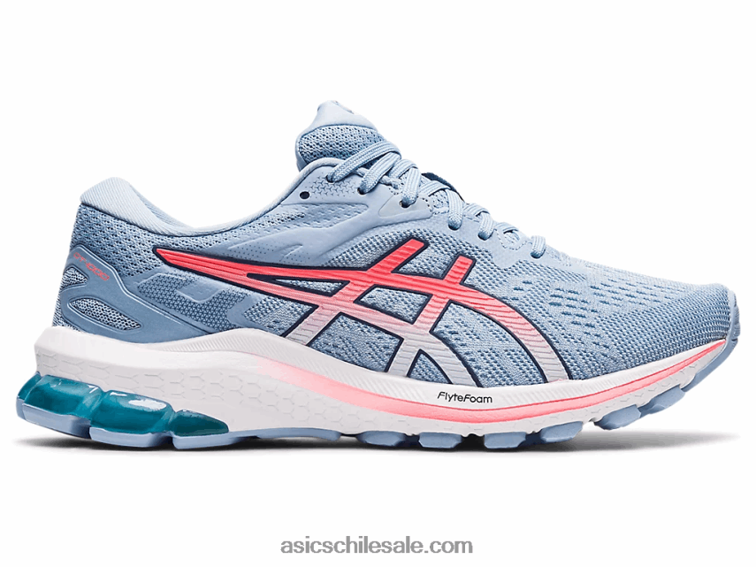 mujer Asics gt-1000 10 R8N4463871 cielo suave/coral ardiente