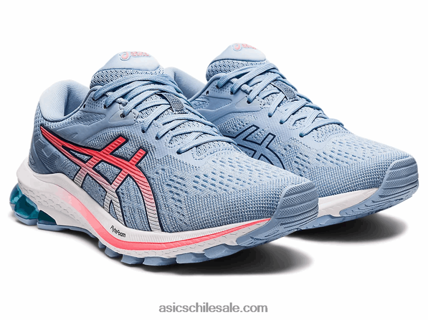 mujer Asics gt-1000 10 R8N4463871 cielo suave/coral ardiente