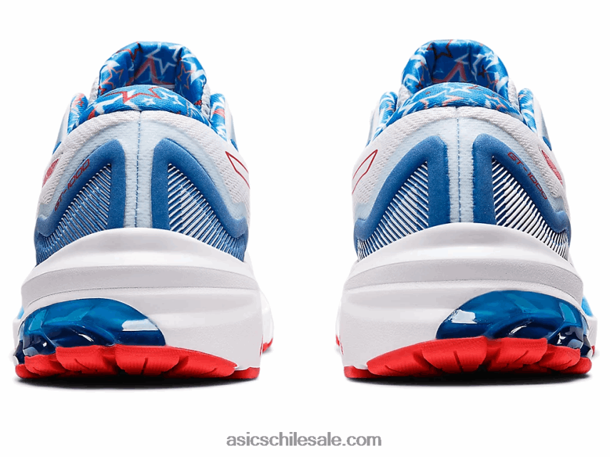 mujer Asics gt-1000 11 R8N4463210 blanco/rojo eléctrico