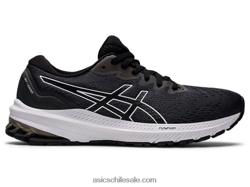 mujer Asics gt-1000 11 de ancho R8N4463208 blanco negro