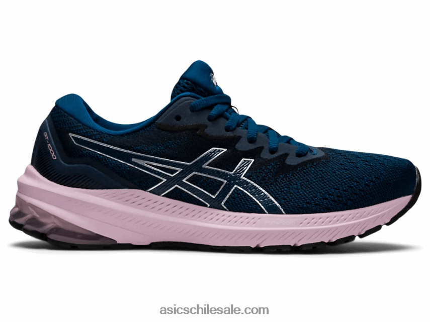 mujer Asics gt-1000 11 de ancho R8N4463223 azul mako/rosa apenas