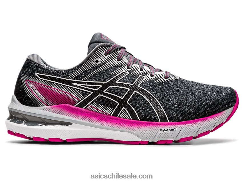 mujer Asics gt-2000 10 de ancho R8N4463688 hoja de roca/rave rosa