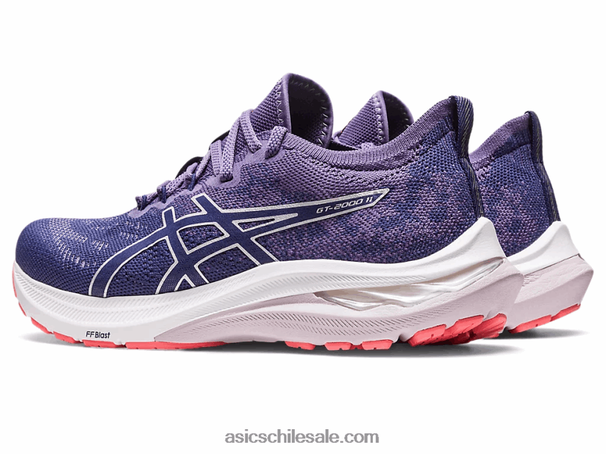 mujer Asics gt-2000 11 mk de punto R8N4462197 azul índigo/plata pura