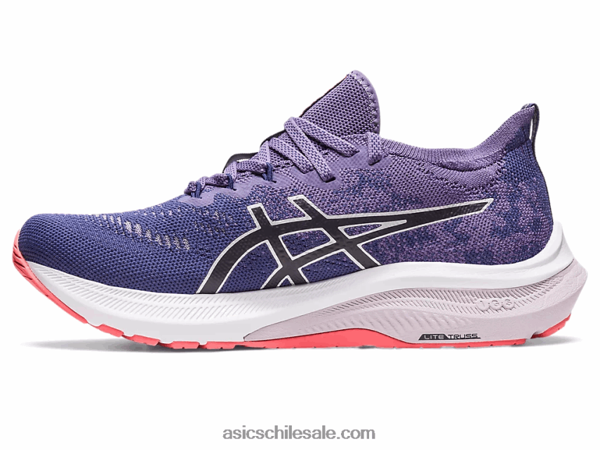 mujer Asics gt-2000 11 mk de punto R8N4462197 azul índigo/plata pura