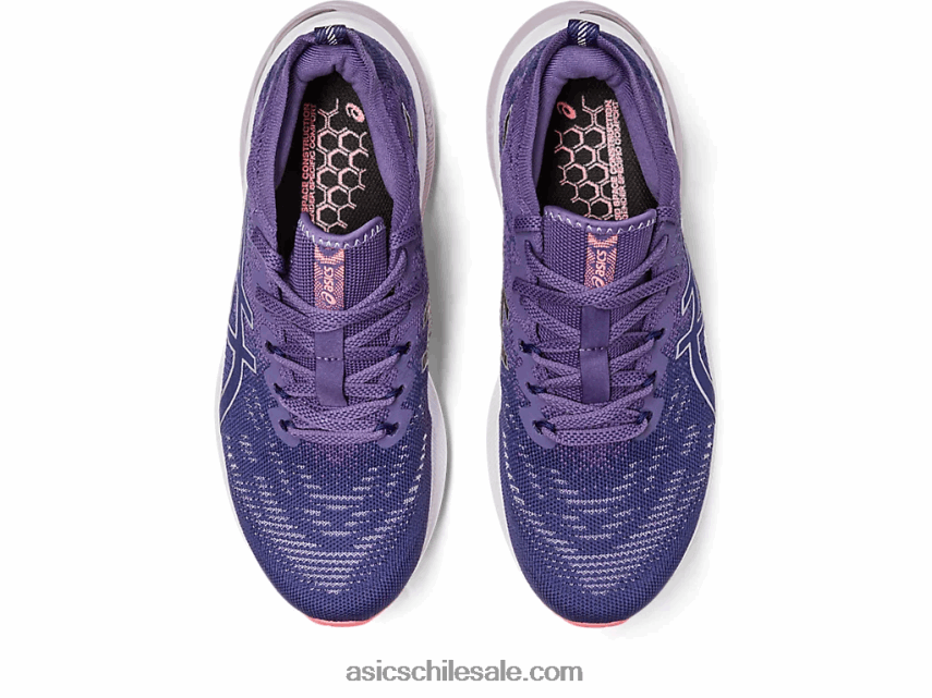 mujer Asics gt-2000 11 mk de punto R8N4462197 azul índigo/plata pura