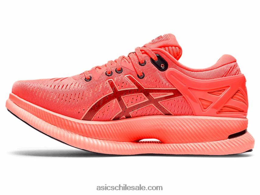 mujer Asics metaride R8N4463956 amanecer rojo/medianoche