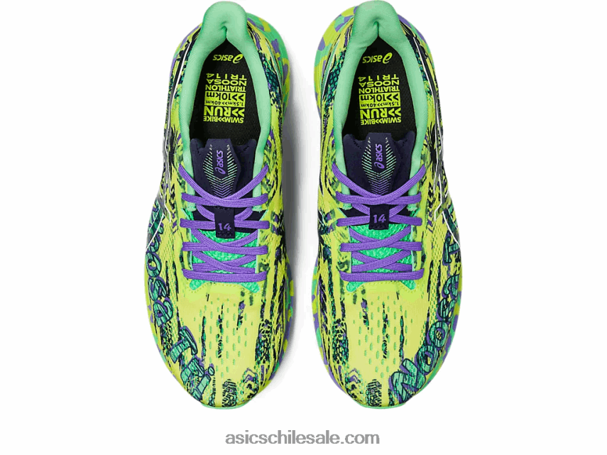 mujer Asics noosa tri 14 R8N4462412 amarillo seguridad/medianoche