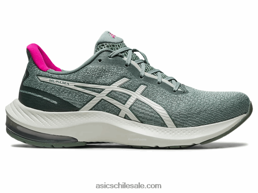 mujer Asics pulso de gel 14 R8N4462517 gris pizarra/hiedra