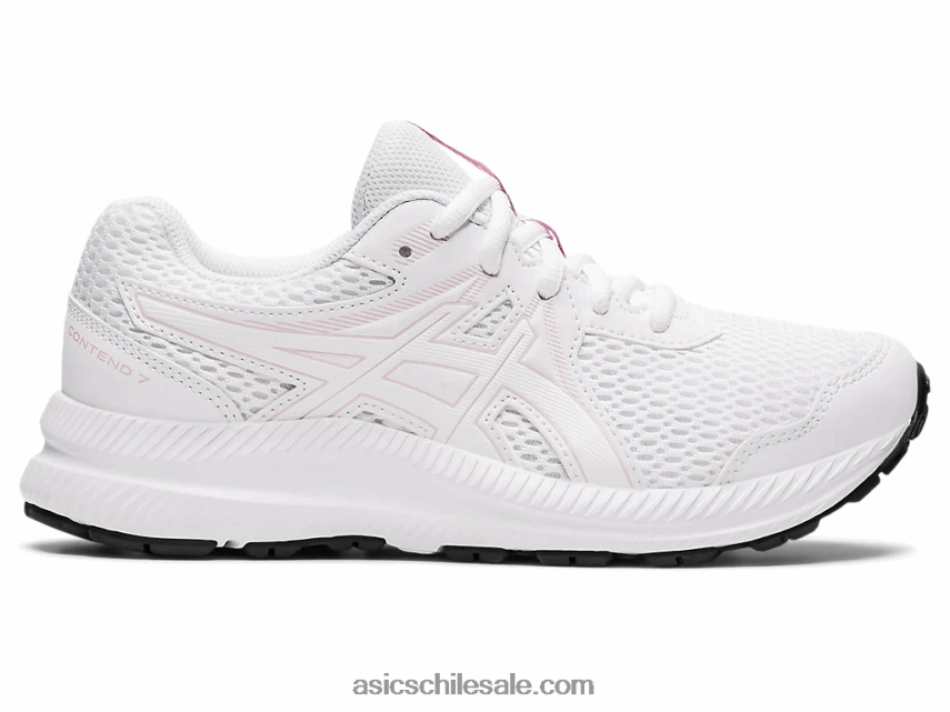 niños Asics competir 7 grado escuela R8N4464472 blanco/rosa apenas