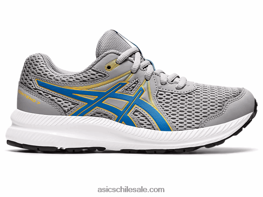 niños Asics competir 7 grado escuela R8N4464535 tablaroca/azul eléctrico