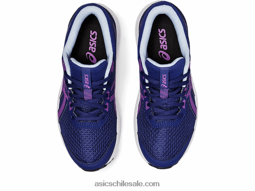 niños Asics competir 8 grado de la escuela R8N4464399 buceo azul/orquídea